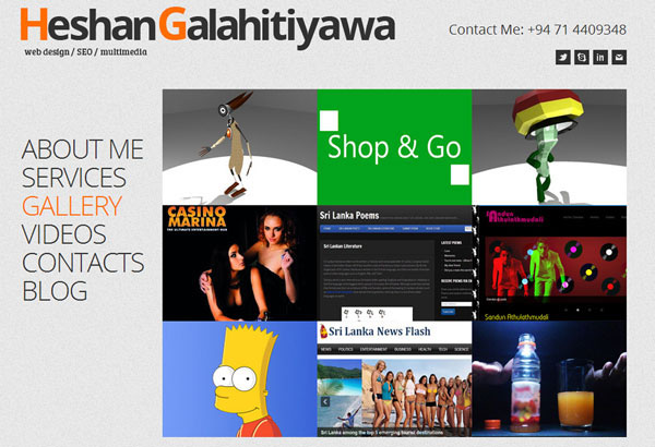 Heshan's-Previous-Portfolio-Website